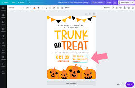 trunk or treat flyer template free to