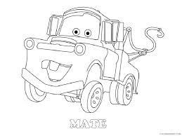 All our coloring pages are easy to print. Cars Coloring Pages Tv Film Mater From Cars 12 Printable 2020 01967 Coloring4free Coloring4free Com