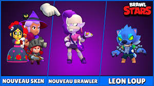 Our brawl stars skins list features all of the currently and soon to be available cosmetics in the game! Brawl Stars Halloween Nouveau Brawler Elisa Nouveau Skin Leon Nouveau Mode Halloween Youtube