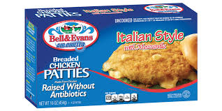 Stir well enough to distribute ingredients evenly. Breaded Italian Style Chicken Patties Bell Evans