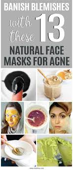 natural face masks for acne