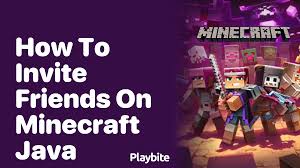 how to invite friends on minecraft java