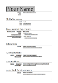 College intern resume format Outline Format florais de bach info