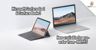 Here are the full specifications for both models and how they compare. Microsoft Surface Go 2 And Book 3 Malaysia Release 2 In 1 Form Factor And Surface Pen Support From Rm1955 Technave