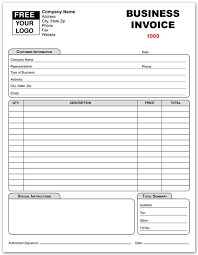 Custom Invoice Forms Printit4less Com Printit4less