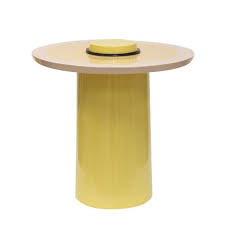 Side Table Yellow Cor Unum