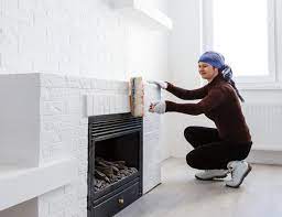 You can buy paint at your local paint or hardware store the least expensive option for painting a stone fireplace is to use one color of paint. How To Paint A Fireplace Interior Design Diy Tips Direct Fireplaces