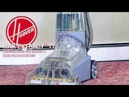 hoover max extract 77 how to video
