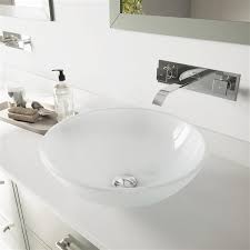 vigo glass vessel bathroom sink with