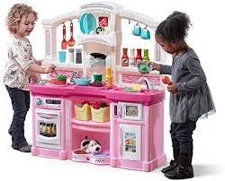 (you can learn more about our rating system and how we pick each item here.). Amazon Com Step2 Fun With Friends Kitchen Large Plastic Play Kitchen With Realistic Lights Sounds Pink Kids Kitchen Playset 45 Pc Kitchen Accessories Set Toys Games