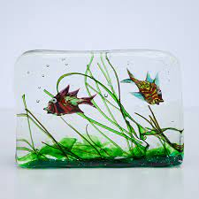 Alfredo Barbini Murano Glass Aquarium