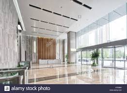 Interior Of Modern Entrance Hall In Modern Office Building