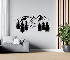 Nature Mountains Wall Decal Mountain