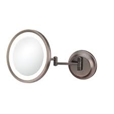 single sided round magnified mirror