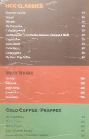 Create new masterpieces and gain popularity, thereby bypassing all your competitors. Menu Of Heart Cup Coffee Kondapur Hyderabad Magicpin