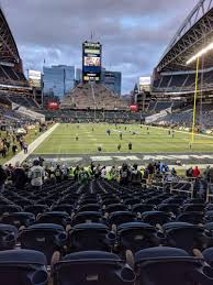 Centurylink Field Section 124 Row U Seat 6 Seattle