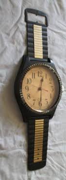 Postmodern Large Wall Clock Wrist Watch