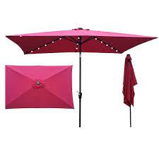 Patio Umbrella In Burgundy
