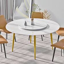 Lazy Susan With 4 Gold Metal Legs