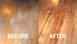 1 wood floor cleaning buffing in