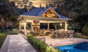 Traditional Style Outdoor Living Space