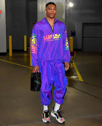 Russell westbrook wore this special outfit to the teen choice awards back in 2013. Nba Star Player Russell Westbrook Dons Bright Coloured Outfits Like Nobody S Business And Looks Dope