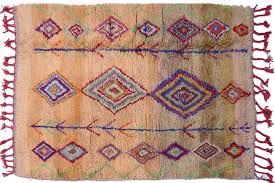 berber carpet azilal ochre color and