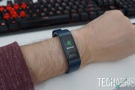 This fitness band is called huawei band 3 pro, which has bluetooth syncing syncing feature along with a 100 mah battery capacity battery. Huawei Band 3 Pro Review The Bigger Brother To The Huawei Band 3e