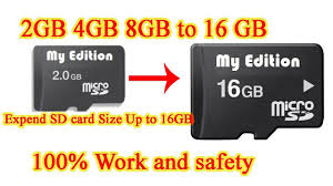 Maybe you would like to learn more about one of these? Increase Memory Card Size 2gb 4gb 8gb To 16gb 100 Work And Safety Youtube