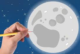 How To Draw The Moon - Feeling Nifty