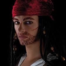 kids buccaneer pirate face paint fx kit