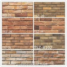 beige brick faux stone wall panels