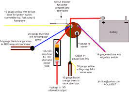 A free wiring diagram can be obtained at an automotive part shop. 1989 5 0 3g Alternator Conversion Stangnet
