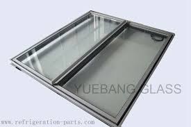 Aluminum Frame Heating Glass Door For