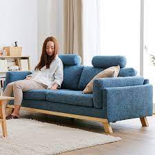 Apartment Living Room Fabric Sofa Sets