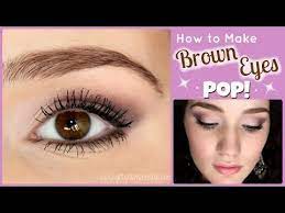 brown eyes pop makeup tutorial