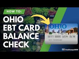 ohio ebt balance check instructions