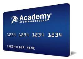 5% off your purchase when you use your academy sports + outdoors credit card in stores and academy.com*. Academy Credit Card