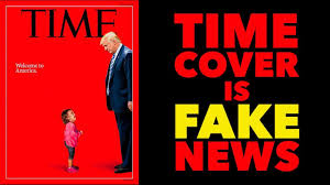 Image result for times magazine fake story about trump and migrant girl