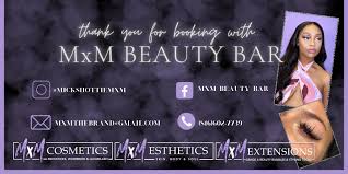 booking with mxm beauty mxmcosmetics