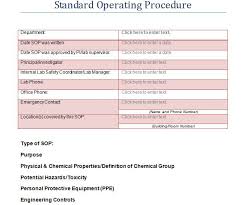 37 Best Standard Operating Procedure Sop Templates