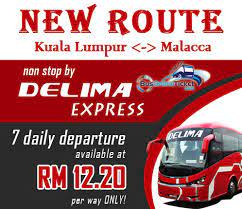 The first bus from melaka starts at 12:15am, and the last the transnasional bus schedule between melaka / malacca and the klia airport is as follow the aerobus performs regular service routes from klia2 to kl sentral, genting highlands, paradigm. Bus From Kl To Melaka Available For Booking Busonlineticket Com