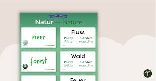 nature german age flashcards