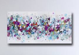 Large Panoramic Abstract Canvas Art