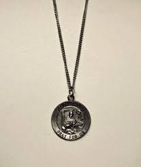 sterling silver st thomas medal
