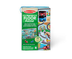 tracks cardboard jigsaw floor puzzle