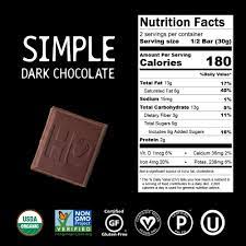 hu simple organic dark chocolate bars