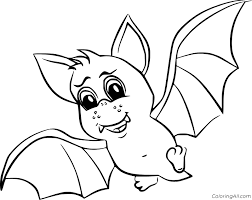 Cute bat coloring pages free kids are constantly in for the dream world. Cute Baby Bat Coloring Page Coloringall