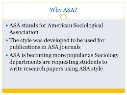 APA Style   Sample Papers   th and  th edition Google Docs ASA essay formatting style originates from the American Sociological  Association