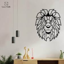 Lion Head Metal Art From Laserwall